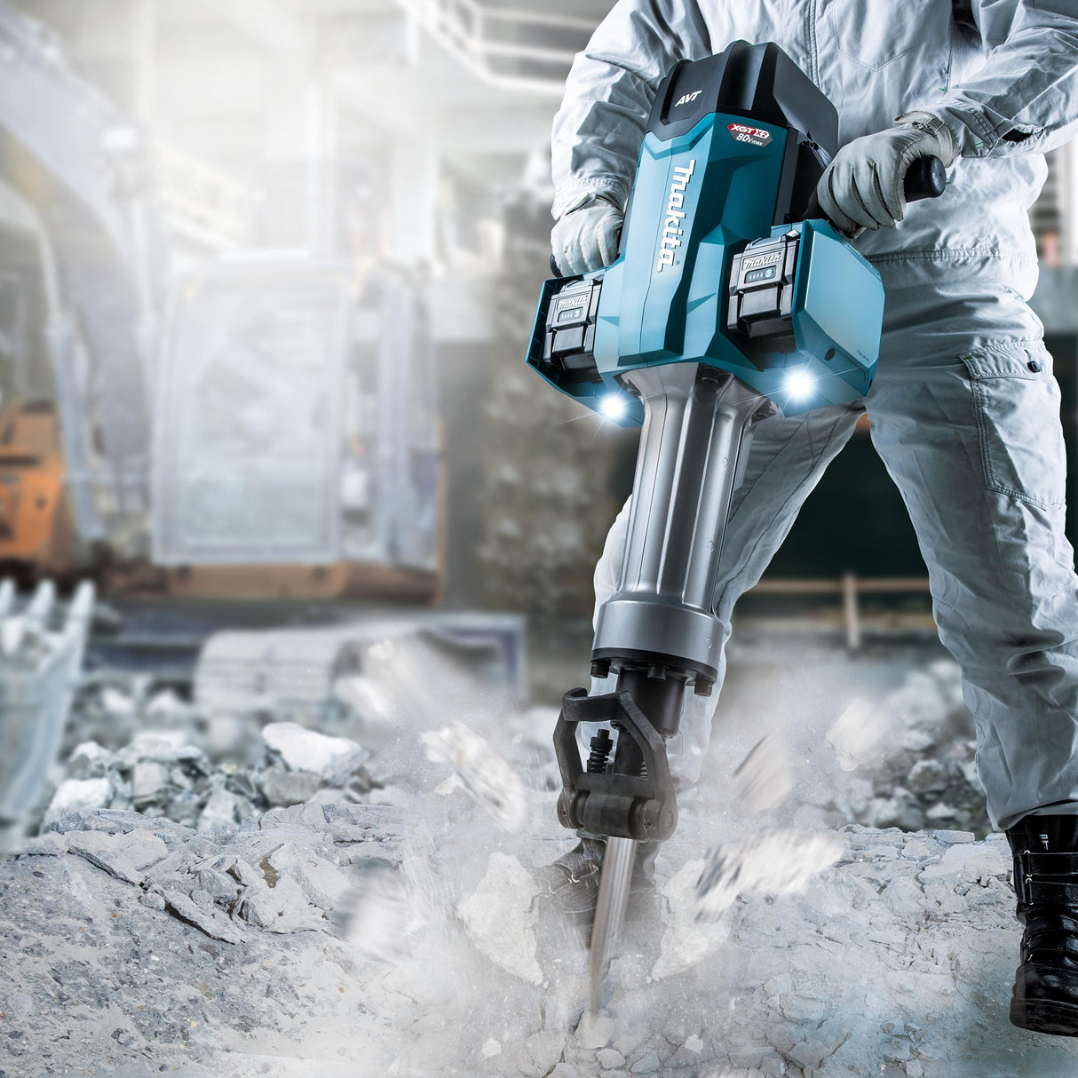 Makita HM004GZ01 - Martillo de demolición sin escobillas máximo de 80 V
