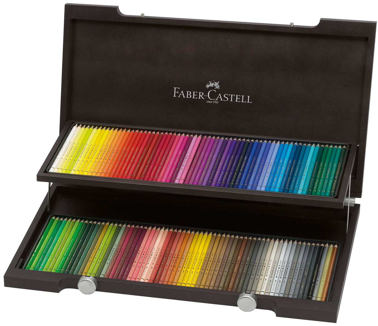 Faber-Castell 110013 - Estuche de Madera con 120 Ecolápices Polychromos - Multicolor