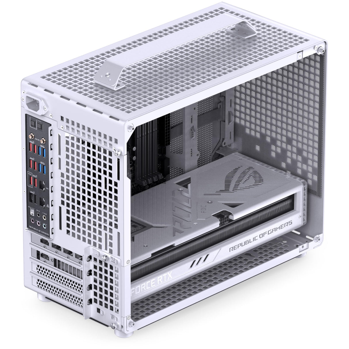 Jonsplus MATX Handle Case Z20 - weiß
