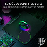 Razer HyperFlux V2 - Sistema de Alfombrilla de Carga inalámbrica para Ratones de Juego - Alfombrilla de ratón de Juego y Disco de Carga (indicador LED de Carga, pies de Goma Antideslizantes) Negro
