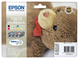 Epson Tin Epson T0615 Multipack (C/Y/M/Bk) Teddy