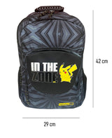 CYPBRANDS, MC-301-PK, Mochila extraíble con ruedas, Grey, Pokémon