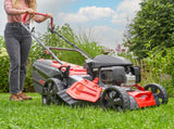 AL-KO Cortacésped de Gasolina Premium 474 SP-H, Ancho de Corte de 46 cm, Potencia de Motor de 3,2 kW, tracción Trasera de 1 Marcha, función 4INONE, para Superficies de césped de hasta 1400 m²