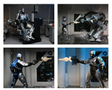 NECA- Ultimate Robocop Battle Damaged W/Chair Estatuas, Multicolor (81787)