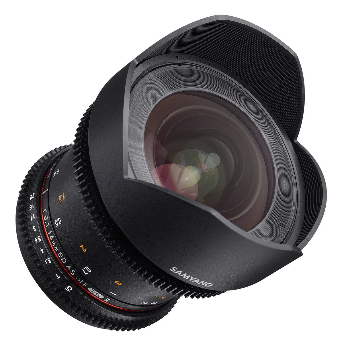 Samyang VDSLR - Objetivo fotográfico para Fuji X (14 mm, T3.1 ED, AS IF UMC II), Negro