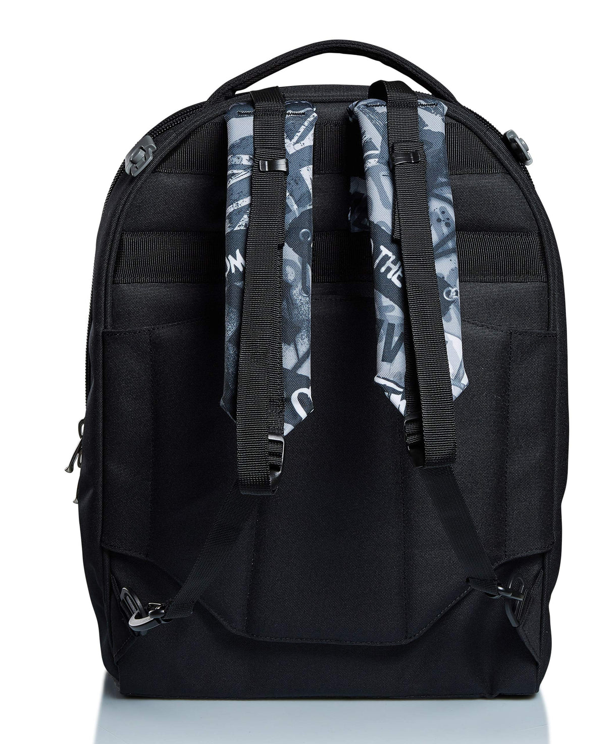 Seven Mochila Escolar Desmontable + Carro, Trolley Escolar NEW TECH KEEP FLAG, Negro - Mochila 3 en 1, Crossover System - Bolso Escolar Niños y Adolescentes - Bolsillo Frontal