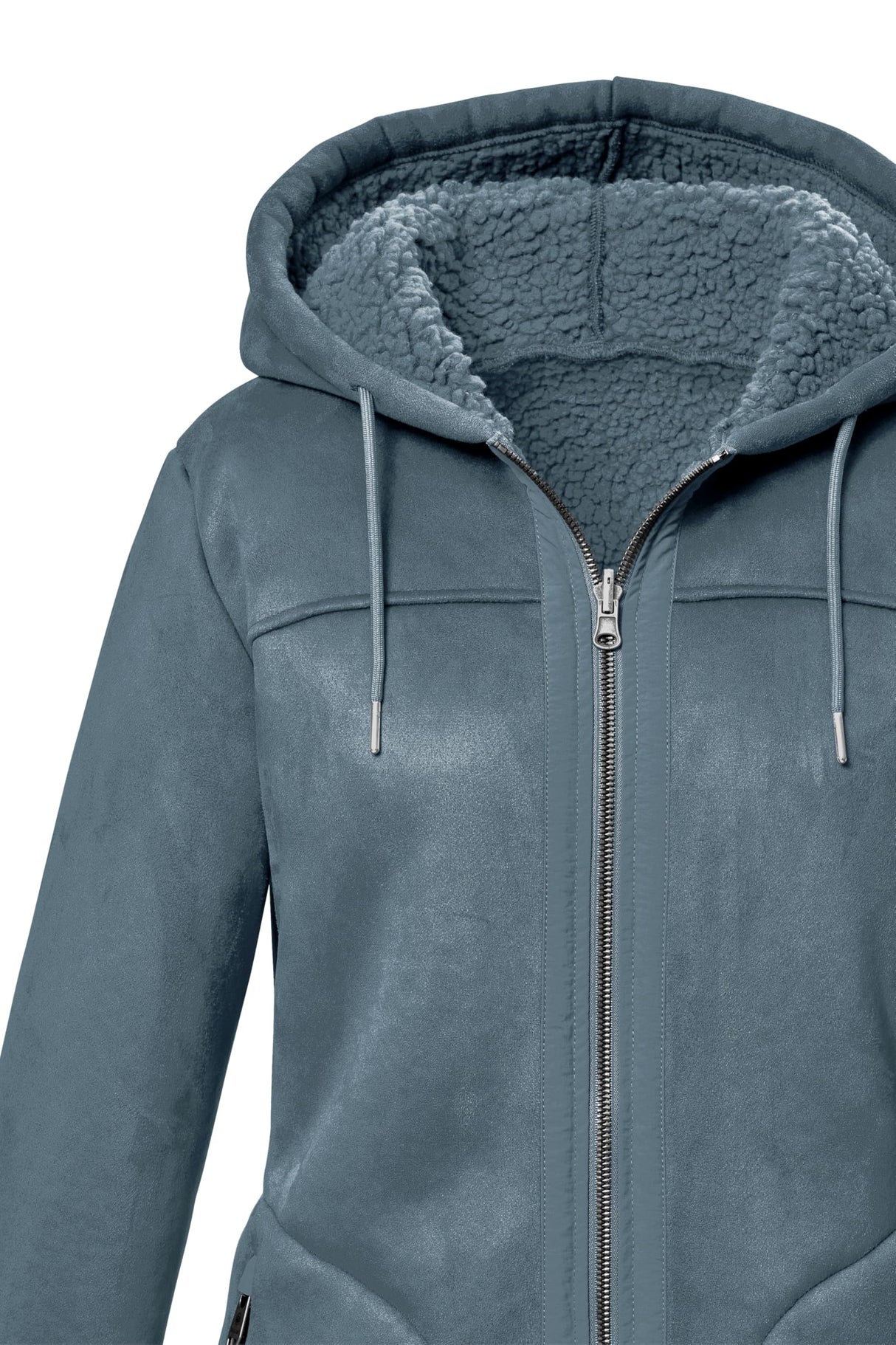 G.I.G.A. DX GW 63 WMN PRK Parka Reversible en Ante con Capucha, Storm Blue, 36 para Mujer