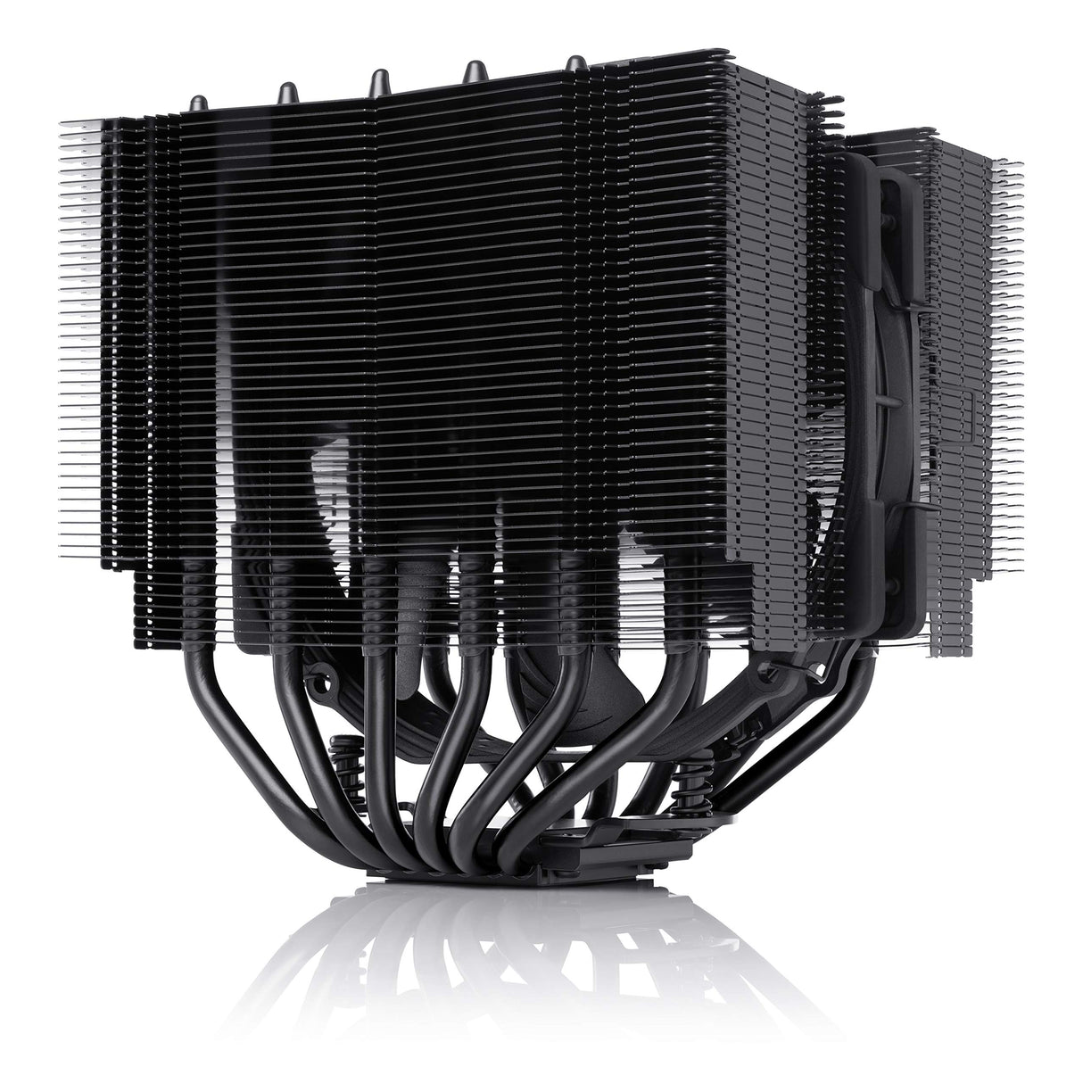 Noctua NH-D15S chromax.black, Disipador de CPU de Doble Torre con NF-A15 PWM 140 mm Ventilador (Negro)