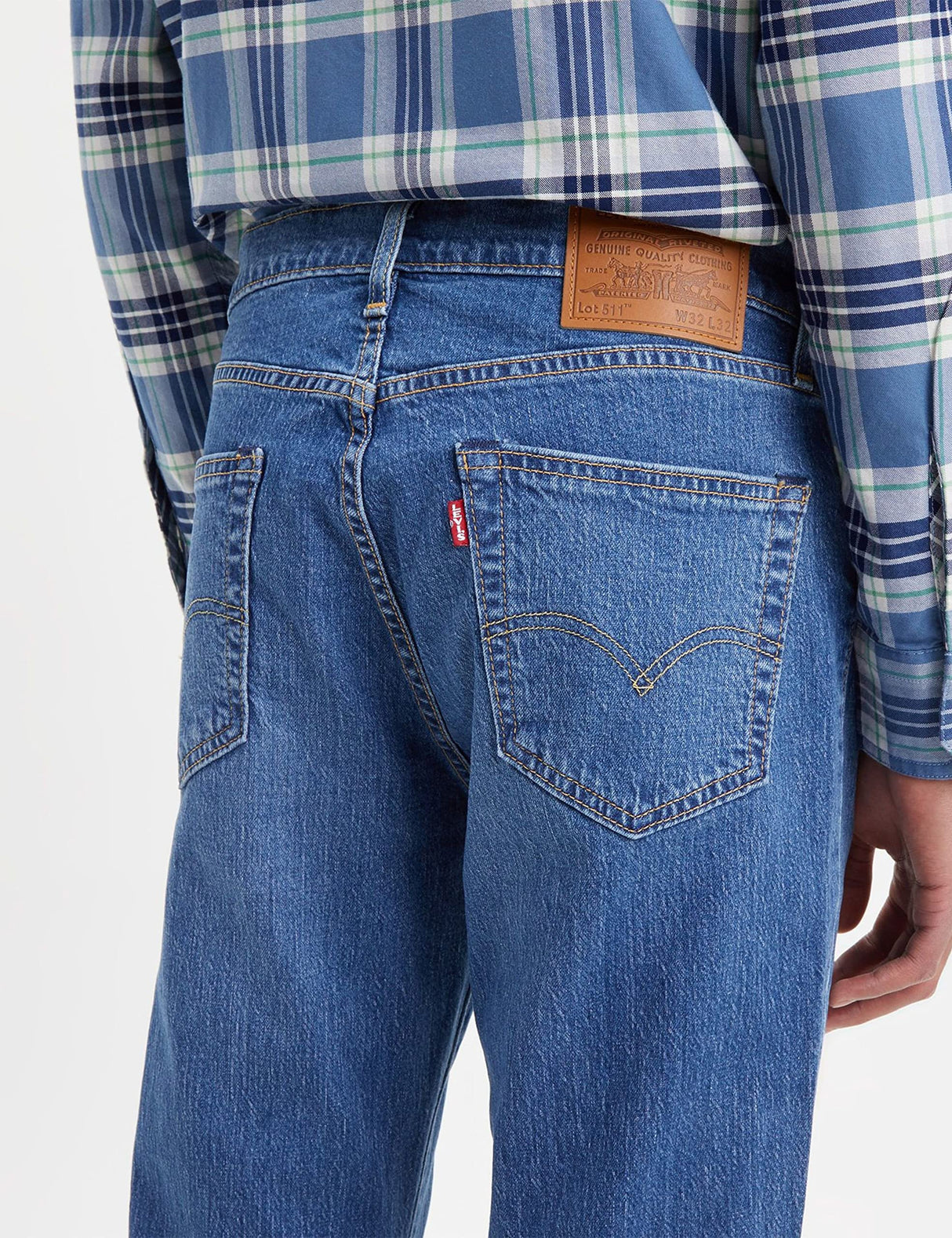 Levi's 511 Slim Vaqueros, Dark Indigo Worn In, 32W / 30L para Hombre
