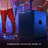 ALTO TS18S Subwoofer 2500W 18 Pulgadas Altavoz Autoamplificado, 6 Modos DSP, Fácil Configuración, 137dB, Bobina de Voz 3 Pulgadas, Graves de Superior Calidad