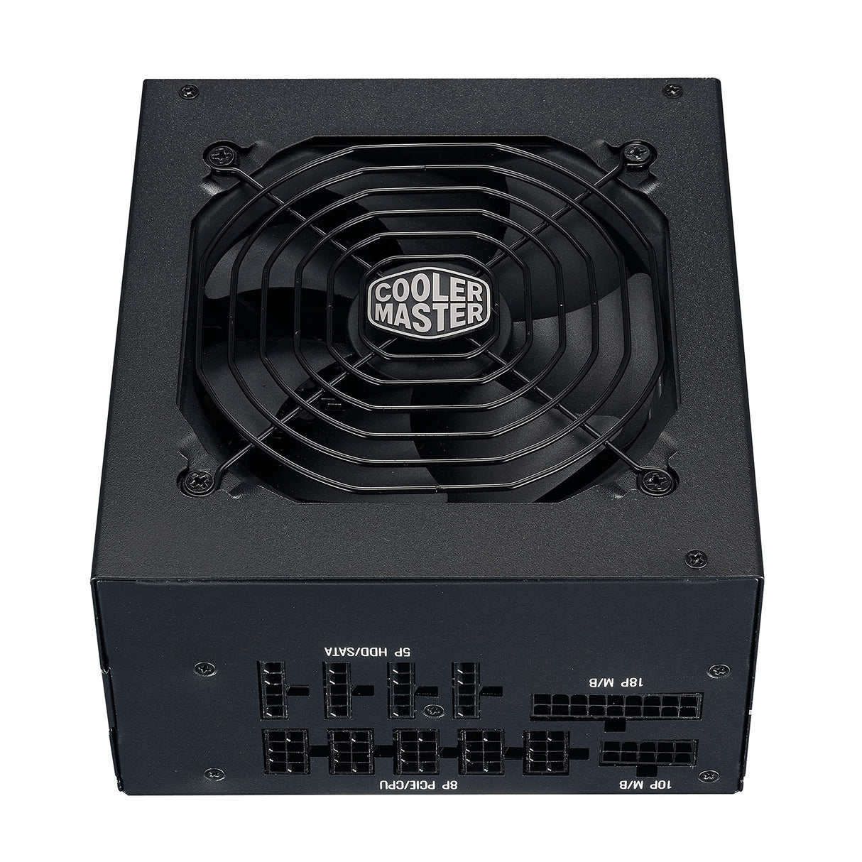 Cooler Master MWE 750 Gold V2 - Fuente de Alimentación 750W Modular (Enchufe EU), 80 PLUS Gold, Cableado Negro Plano, Ventilador HDB 120 mm, Umbral de Alta Temperatura - 5 Años de Garantía