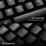 ASUS ROG Strix Scope II - Teclado gaming de tamaño completo, espuma amortiguadora, interruptores ROG NX Snow prelubricados, teclas ABS con revestimiento UV, controles multifunción, acceso rápido, RGB