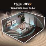 Hisense AX5100G - Barra de Sonido 5.1, 340 W, 7 Altavoces y subwoofer 6.5, Dolby Atmos, DTS Virtual X, Bluetooth 5.0, EZ Play