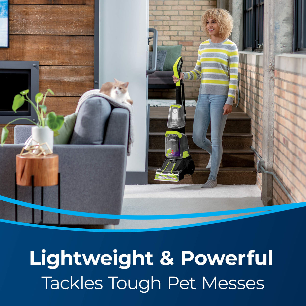 BISSELL Limpiador de alfombras TurboClean 2987 PowerBrush para mascotas