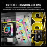 Corsair iCUE Link H115i RGB Refrigerador Líquido RGB para CPU - 280mm AIO - Ventiladores QX140 RGB - Se Adapta a Intel® LGA 1700, AMD® AM5 - Concentrador de Sistema iCUE Link Incluido - Negro