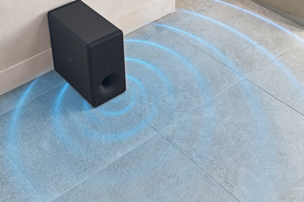 Sony SA-SW3 - Subwoofer Compacto con Graves intensos y produndos, Negro