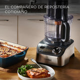 Kenwood MultiPro XL Weigh+ FDM72.990SS - Robot de cocina compacto con báscula y temporizador integrados, ExpressDice, depósito de trabajo de 3 l, velocidad variable, compartimento de llenado XL, 1000