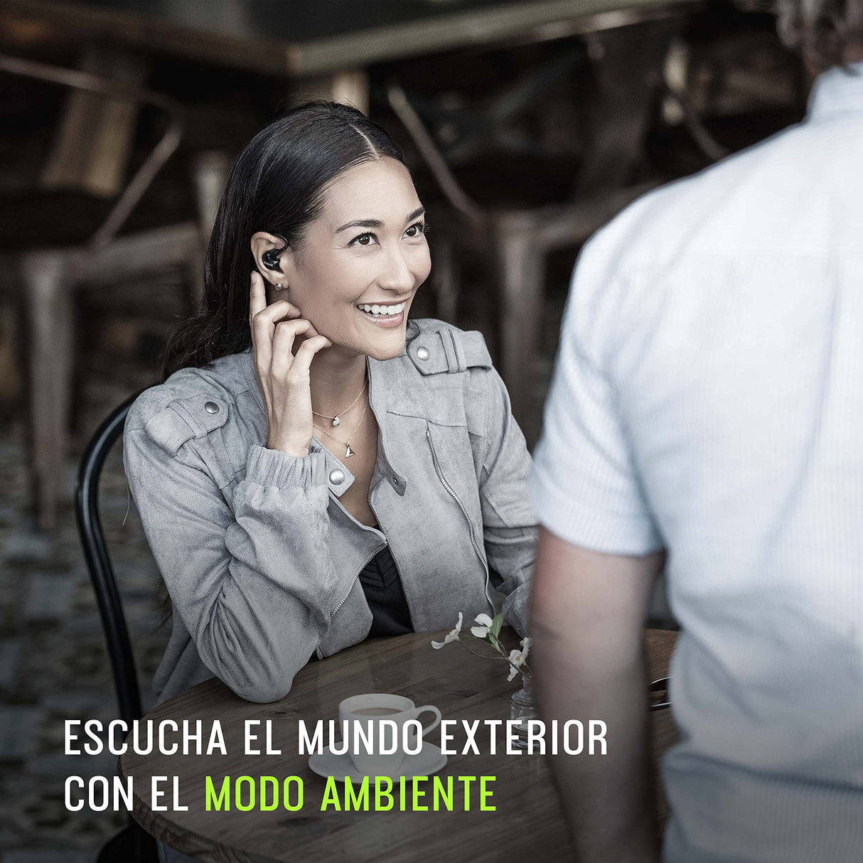 Shure Adaptador inalámbrico True (Gen 2) para auriculares aislados de sonido, ajuste sobre el oído, Bluetooth 5 tecnología inalámbrica, duración de la batería larga (RMCE-TW2-EFS)