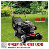 Güde Cortacésped Eco Wheeler 412.2 P (Motor: 4 Tiempos Power Engine S 241 V, Potencia del Motor: 1,5/2 kW/PS), cilindrada: 79,8 cm³, Ancho de Corte: 40,6 cm, Bolsa de Hierba de 40 l, Ajuste de Altura
