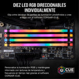 Corsair Vengeance RGB Pro 32 GB (2 x 16 GB) DDR4 3600 MHz C18, Kit de Memoria de Alto Rendimiento (AMD optimizado), Ordenador de escritorio, Negro