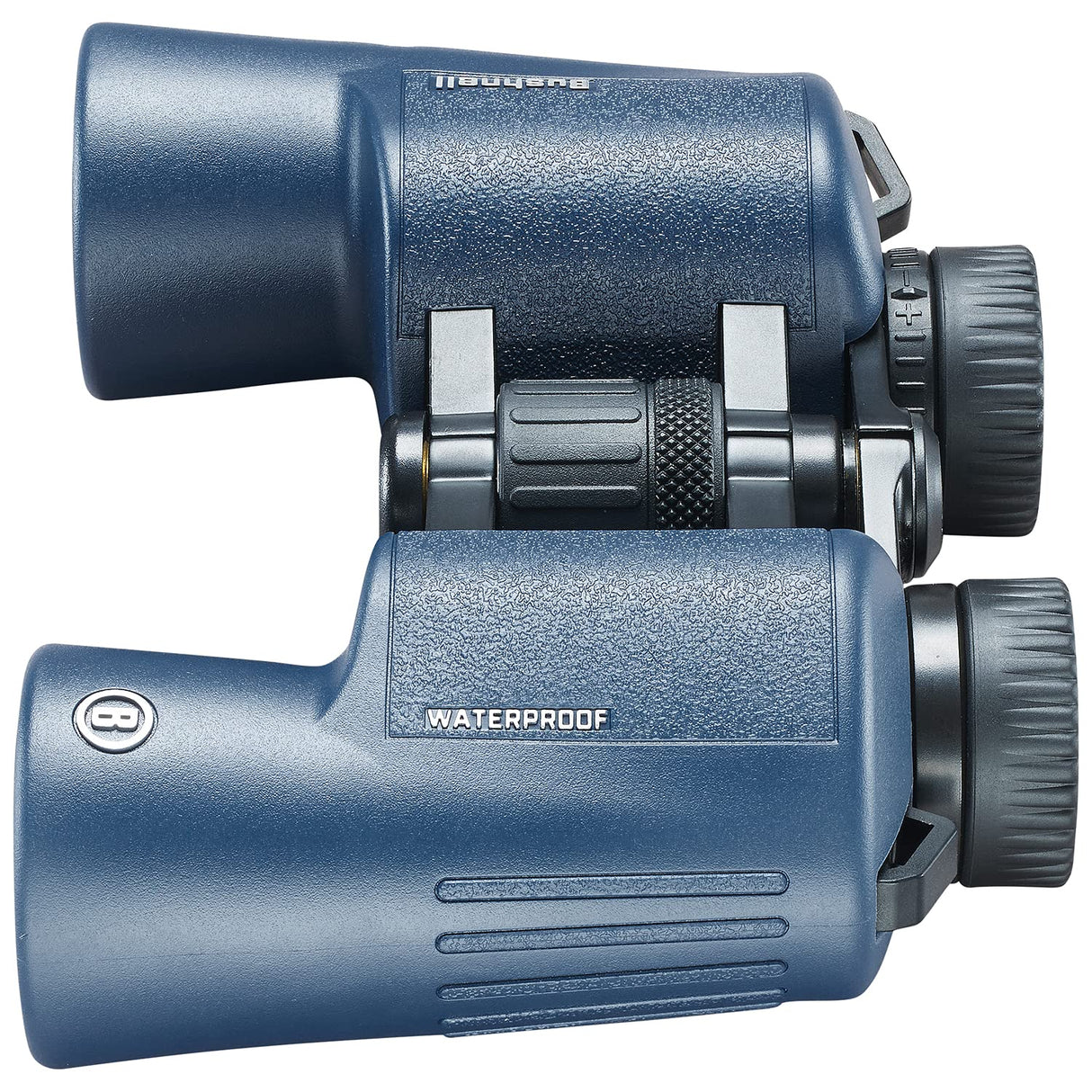 Bushnell - H2O 2 - Prismáticos 7x50 Azul Oscuro Porro - Completamente Multicoated - Impermeable/A Prueba de Niebla - Oculares Twist Up - Deportes acuáticos - Náutica