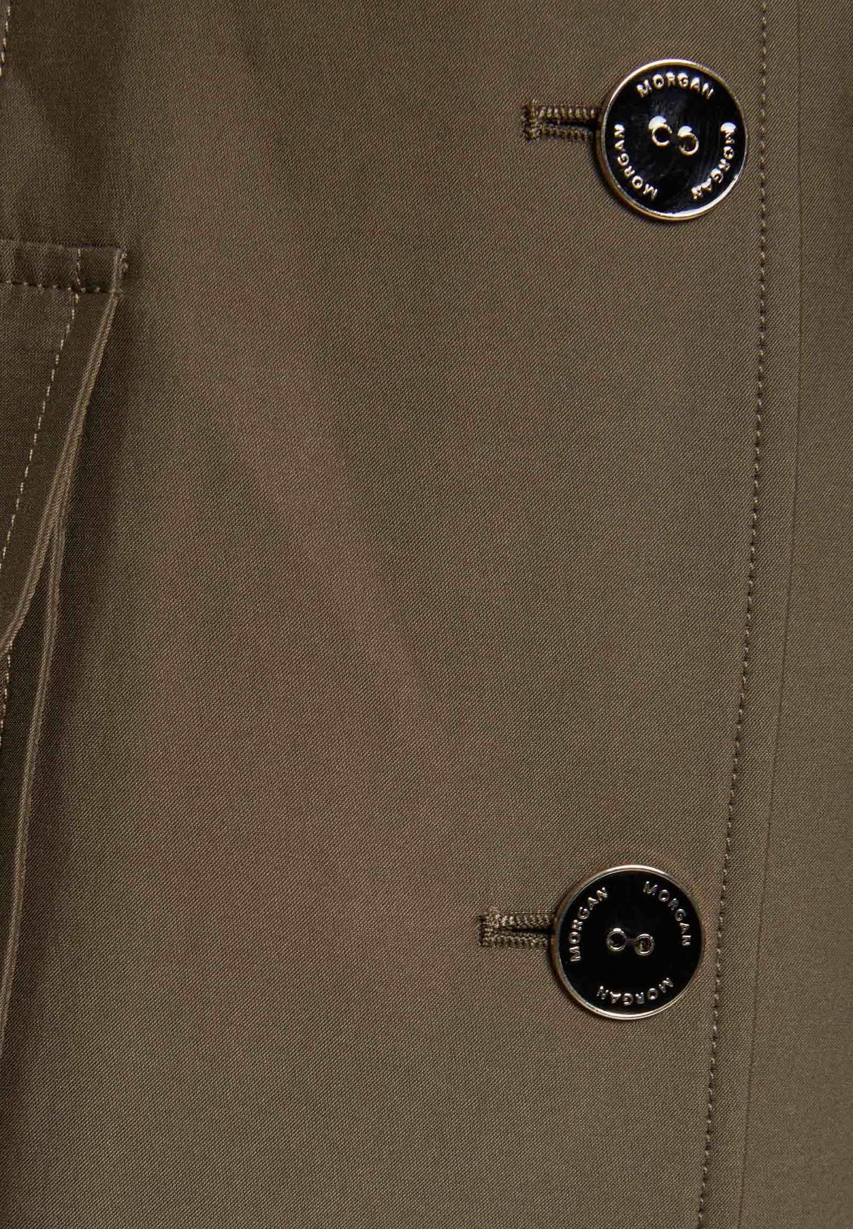 Morgan 242-ginai Gabardina, Caqui, 36 para Mujer