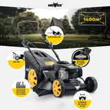 Mowox CORTACÉSPED Gasolina AUTOPROPULSADO, 46 CM Ancho DE Corte. Motor Briggs&Stratton 450 E 125 CC