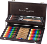 Faber-Castell Selezione Varzi 110084 Art & Graphic Compednium Estuche de madera 110084 - Selección Postales Varzi desde 1956