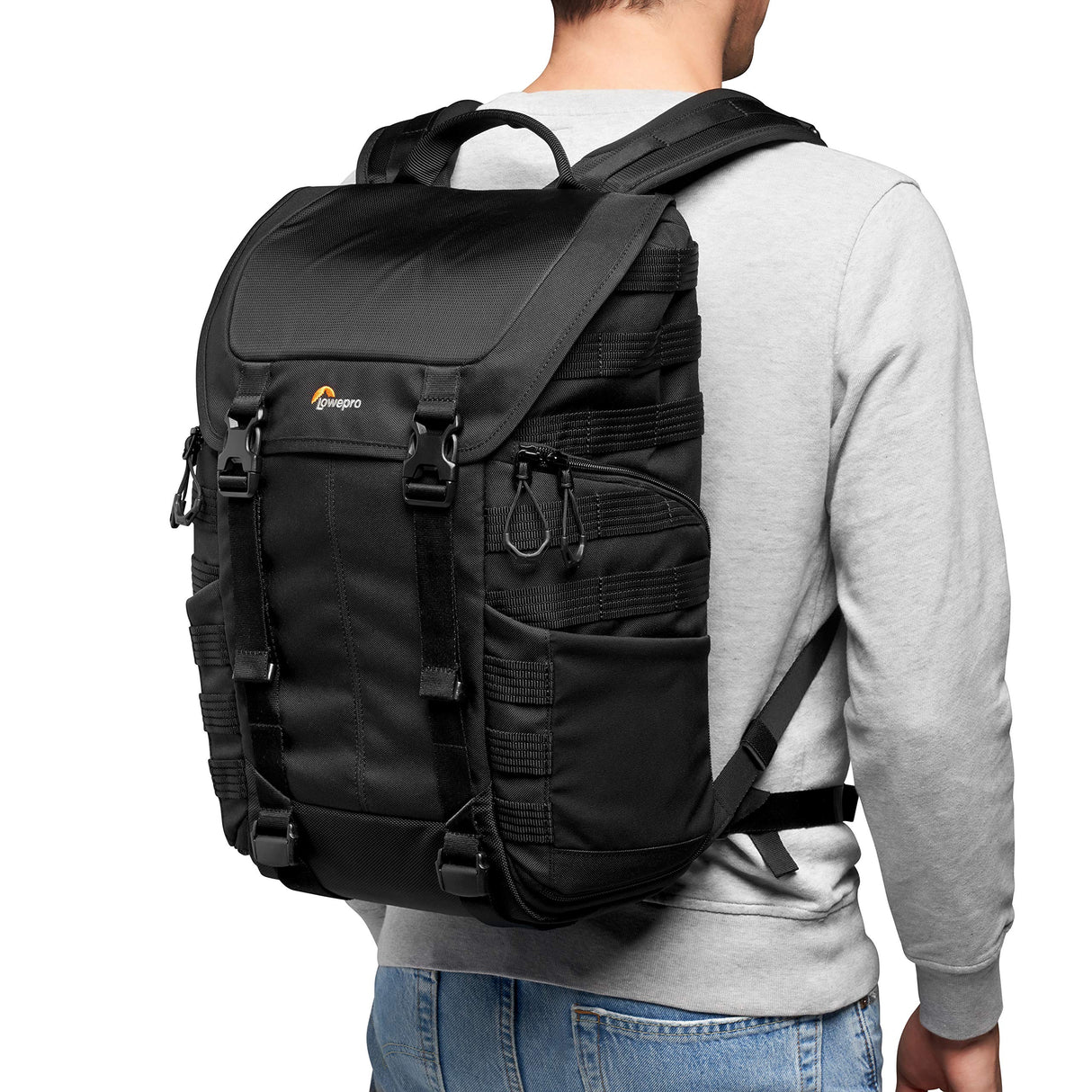 Lowepro ProTactic BP 300 AW II Mochila para Sin Espejo y DSLR - Divisor QuickShelf - Cámara y Equipo Personal - Sin Espejo como Sony Apha9 - LP37265-PWW
