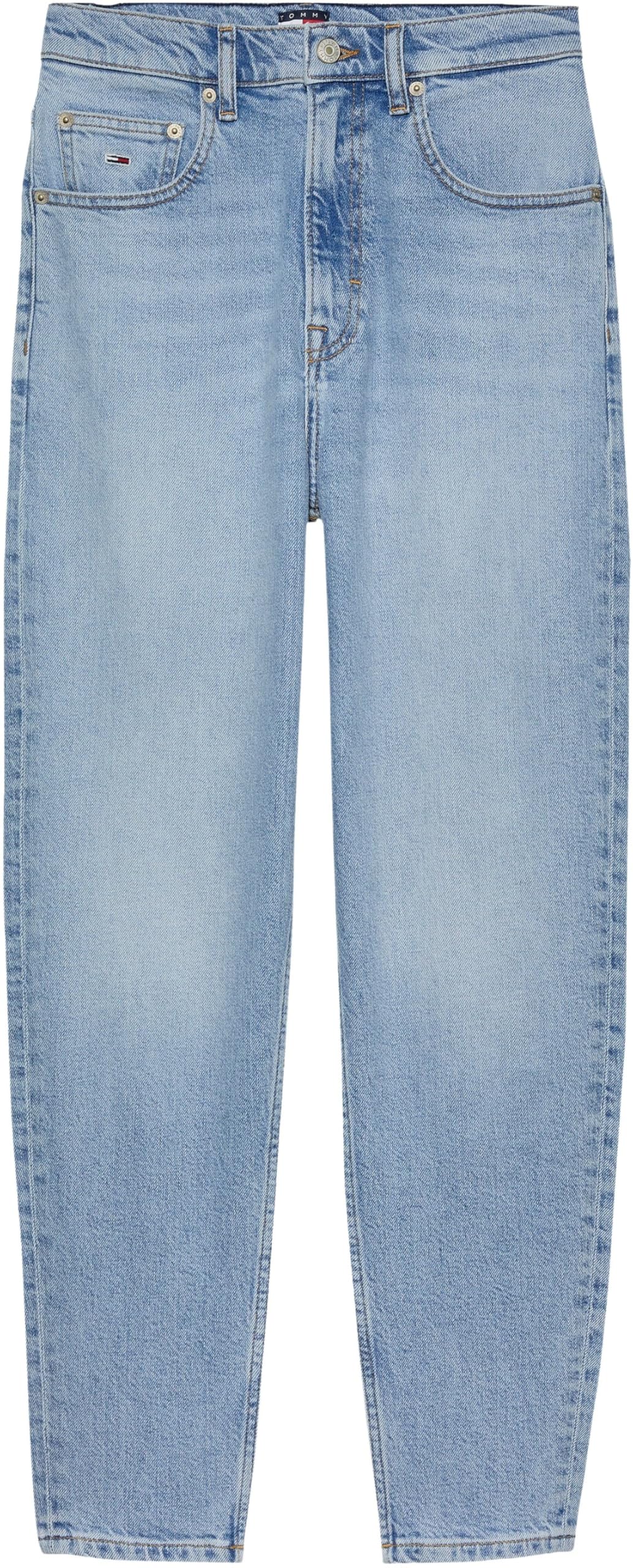 Tommy Jeans Vaqueros Mujer Mom Jeans Cintura Alta, Azul (Denim Light), 28W/26L