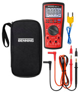Benning MM 7-2 True RMS 44690 - Multímetro digital (pantalla digital, máx. rango de medición de voltaje CC 1000 V, control óptico y acústico)