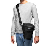 Lowepro ProTactic TLZ 70 AW DSLR toploader - expand to hold up to 24-70mm f/2.8 and lens hood with portrait grip - camera gear to personal belongings - for DSLR Like Canon 5D - LP37278-PWW