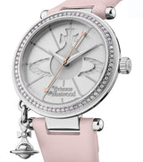 Vivienne Westwood Reloj Analógico para Mujeres de Cuarzo con Correa en Cuero VV006SLPK