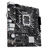ASUS PRIME H610M-K - Placa base micro-ATX Intel H610 LGA 1700 (DDR5, PCIe 4.0, ranura M.2, Realtek 1 Gb Ethernet, HDMITM/VGA, USB 3.2 Gen 1, SATA 6 Gbps, cabecera COM, cabecera RGB)