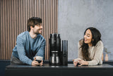 Melitta AromaFresh Pro X Therm - Cafetera de goteo con molinillo integrado, cafetera de filtro con jarra térmica y depósito de agua extraíble, máquina de café para hasta 8 tazas, negro