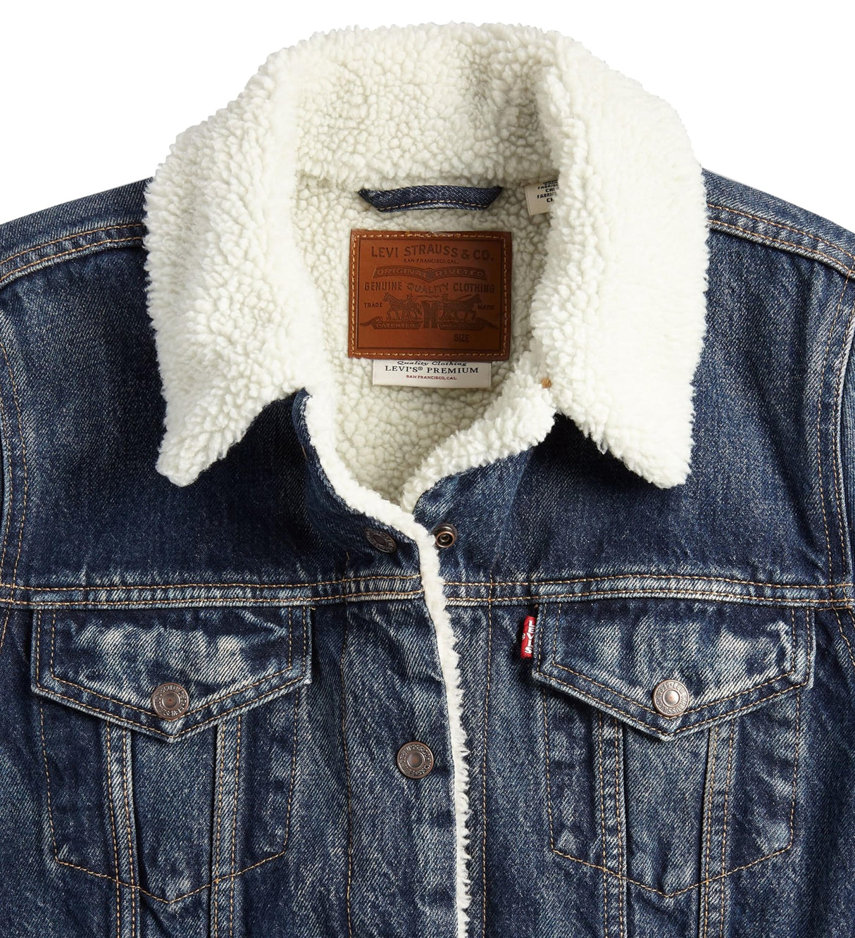Levi's Original Sherpa Trucker, Chaqueta Mujer, That New New, XL