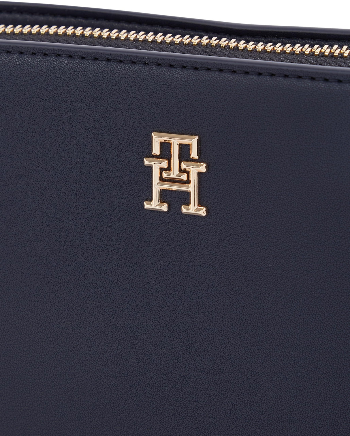 Tommy Hilfiger Bolso bandolera Mujer Logotape Camera Bag con correa ancha, Azul (Space Blue), Talla Única
