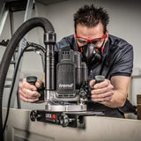 Trend T14EK 2300W 12mm Fresadora de taller de velocidad variable 230V EU, profundidad de entrada de 80 mm, perfecto para uso manual y de mesa fresadora, T14EK/EURO