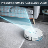 Rowenta X-plorer Serie 75 S+ RR8587 Robot aspirador autovaciado 4,1 L con mapeo, cámara y láser, para mascotas y alergias, compatible con smartphones y asistentes de voz, 2 mopas estándar
