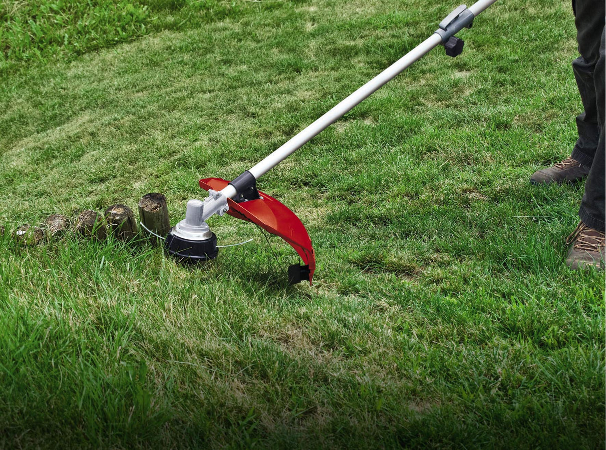 Einhell Desbrozadora de gasolina GC-BC 25/1 I AS (0.6 kW, motor de dos tiempos de baja vibración, manillar, cuchilla de 3 dientes + bobina de doble hilo con inclinación automática, arranque rápido)