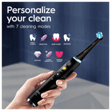 Oral-B iO9 Cepillo de dientes eléctrico, regalos para mujeres/hombres, mango conectado a la aplicación, 3 cabezales de cepillo de dientes, estuche de viaje de carga y soporte para cabezal de cepillo