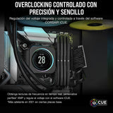 Memoria RAM CORSAIR Vengeance DDR5 de 96 GB (4x24 GB) a 6400 MHz CL32 Compatible con Intel XMP iCUE - Negro (CMK96GX5M4B6400C32)