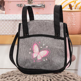 Bayer Design 26733AA Twin Xeo Cochecito de muñeca gemelas, Carrito Doble para muñecos, Altura Regulable, Ruedas Delanteras móviles, Bolsa