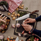 Victorinox Grand Maître bloque de cuchillos, inserto ranurado, 6 piezas, incl. 6 cuchillos de chef, almacenamiento de cuchillos, de madera