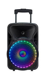 N-GEAR- Altavoz Sono Karaoke MP3 móvil Trolley, Color Negro (Flash 1205)