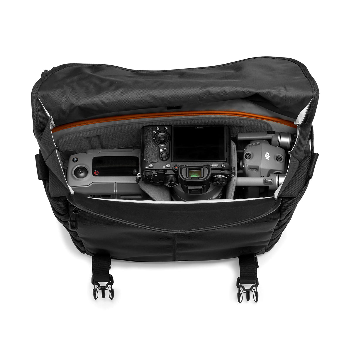 Lowepro ProTactic MG 160 AW II Messenger para Sin Espejo y DSLR - Divisor Quickshelf - Equipos y Equipo personal - Sin Espejo como Sony Apha9 - LP37266-PWW
