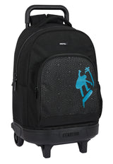 Safta SPRAY - Mochila Grande con Ruedas, Compacta, Extraíble, Ideal para Niños de Diferentes Edades, Cómoda y Versátil, Calidad y Resistencia, 33x22x45 cm, Color