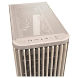 ASUS ProArt PA401 Wood Edition - Chasis ATX con Panel de Vidrio Templado, Compatible con GPU de 314mm, Compatible con radiadores de 240 mm, Dos Ventiladores de 160mm, Soporte de PSU extraíble - Beige