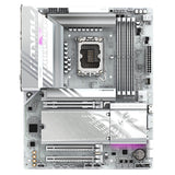 GIGABYTE B860 AORUS Elite WIFI7 Ice Placa Base - CPUs Intel Core Ultra, VRM de 14+1+2+1 Fases, hasta 9200MHz DDR5, 1xPCIe 5.0 + 2xPCIe 4.0 M.2, LAN 2,5 GbE, WiFi 7, USB 4