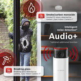 Bosch Smart Home Cámara Interior Eyes II, cámara de vigilancia WiFi para Interiores, Compatible con Amazon Alexa